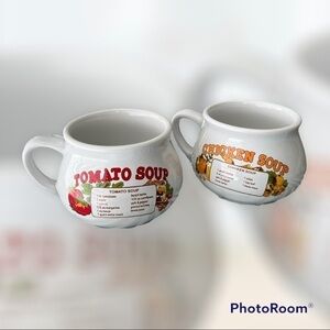 Dat’l Do-It tomato and chicken soup bowls